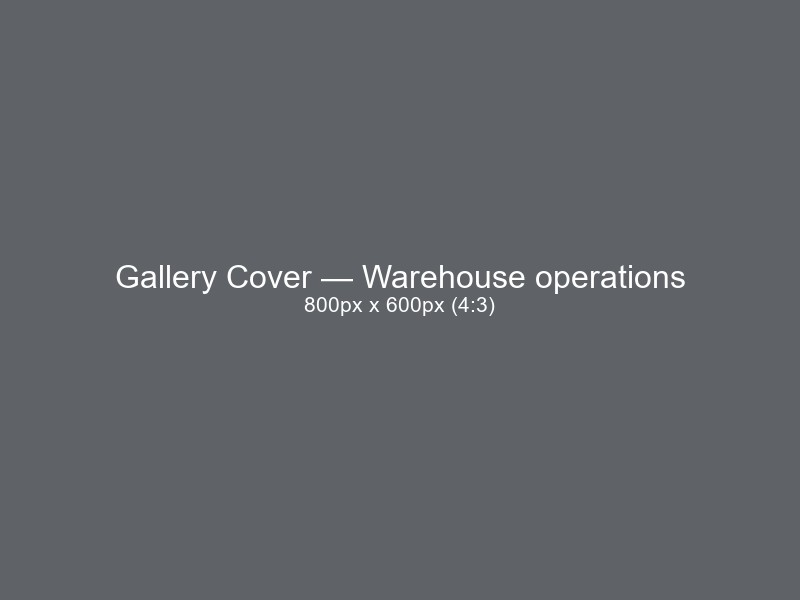 Warehouse operations